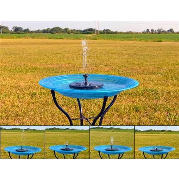 Backyard Essentials Bain d'Oiseaux Solaire Flottant