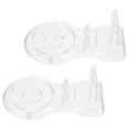 thumbnail image 4 of KAKOWELY coffee mug set with stand 2pcs Coffee Cup Show Rack Glass Cup Display Rack Acrylic Saucer Display Stand5.51"X3.15"X1.97", 4 of 5