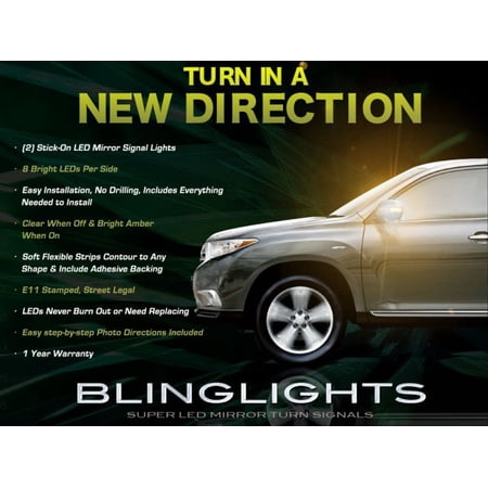 For 2011 2012 2013 Toyota Highlander LED Mirror Turnsignal Lights