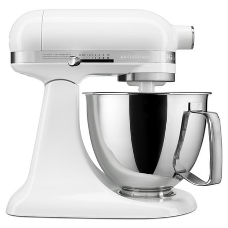 KitchenAid Artisan Mini 3.5 Quart Tilt-Head Stand Mixer, White (KSM3316XWH)