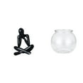 thumbnail image 1 of Figura decorativa de escritorio con forma de pecera, escultura abstracta, hecha de material PP liso. Ideal para la oficina, el hogar, la sala de estar, 1 of 8