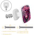 thumbnail image 3 of 12 Pack Square Kitchen Cabinet Knobs, Pink Monkey Orangutan Drawer Pulls, Cabinet Handles for Cupboard, Dresser, Modern Cabinet Hardware for Cabinets, 3 of 6