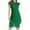 Green, variant on IROINNID Bodycon Dress For Women Sleeveless Round Neckline Summer Lace Zipper Club Dress Cap Strapless Solid Color Dress