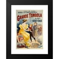 thumbnail image 2 of Lucien Lefèvre 11x14 Black Modern Framed Museum Art Print Titled - Great Tombola (1895), 2 of 5