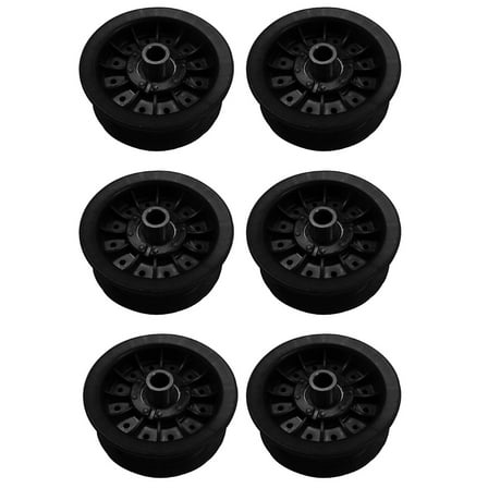 RAParts Six (6) New Aftermarket Flat Idler Pulleys Fits Murray Fits John Deere Bunton Lawn Mowers 21409 PT8649 PAL0368A