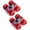 Red：2PCS, variant on FALEXO Inertia Car Friction Powered Car - 360 Degree Rotation Pull Back Car Toys for Kids Birthday Christmas Toys car 4pcs/2pcs