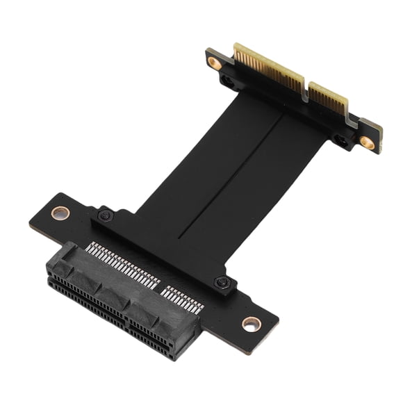 Cable Extensor PCIE 4.0 X4, Cable De Extensión De Tarjeta Gráfica GPU De Alta Velocidad, Flexible, En ángulo Recto, Con Puerto PCIE, Macho De 90 Grados A Hembra De 180 Grados, 8