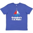 thumbnail image 3 of Inktastic Grandpas First Mate Nautical Sailboat Youth T-Shirt, 3 of 5