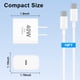 thumbnail image 2 of Cargador QASHQAI de Pared Rápido USB C 40W para iPhone 17 Pro Max, 2 of 9