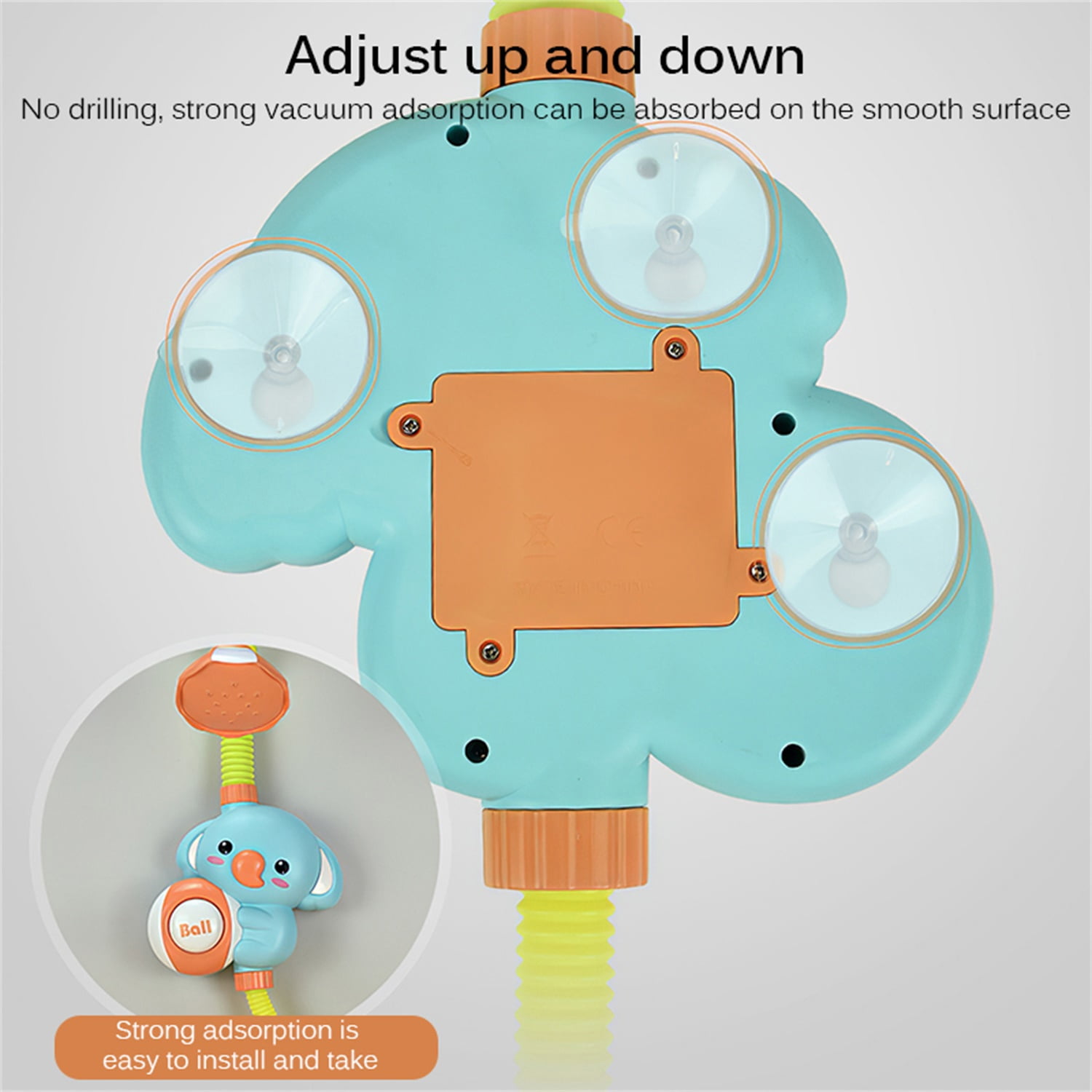 Cute Baby Bath Toy, Shower Head Tub Toy, Electric Automatic Water Spray Toy, Gift for Boys Girls Cute Baby Bath Toy, Shower Head Tub Toy, Electric Automatic Water Spray Toy, Gift for Boys Girls