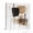 brown, variant on Canvas Wall Art Black Beige Color Block Canvas Art Print Abstract Modern Boho Pictures Wall Decor for Living Room Bedroom Artwork Decorations Stretched Framed Ready to Hang 20"x24"