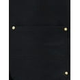 thumbnail image 4 of Carhartt mens Loose Fit Firm Duck Insulated Bib Overall Work Utility Outerwear, Black, Small US, 4 of 5