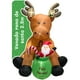 thumbnail image 1 of Inflable de Navidad venado reno de santa gigante de 2.5m de alto Artego, 1 of 8