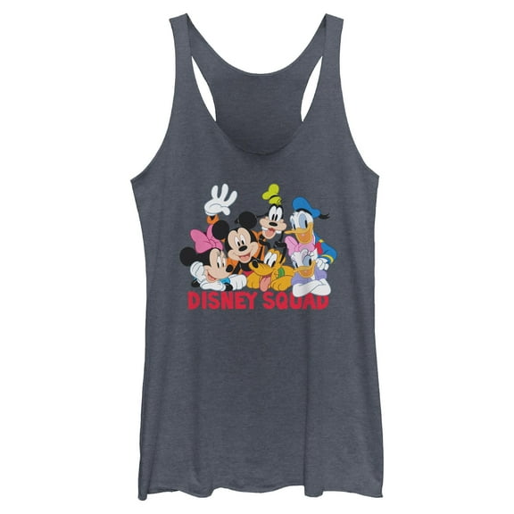 Womens Mickey & Friends Disney Squad Group Shot Racerback Tank