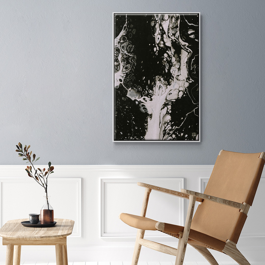 C37 Framed Premium Gallery Wrapped Canvas - Ready to Hang - 27 x 41 - White Floating Frame