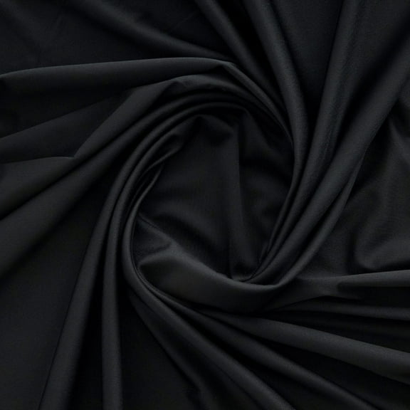 Zelouf Lucia Ribbed Sweater Knit , Sewing, DIY, Crafts Fabric by the Yard, Black, 3 Yard