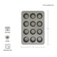 thumbnail image 2 of Molde para magdalenas KitchenAid de acero aluminizado antiadherente para 12 tazas, 2 of 8