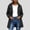 Black, variant on Women's Mid Length Hooded Windbreaker Trench Jacket, Dual Zip Snap Elastic Cuff Lightweight Outer Coat with Side Flap Pockets for Spring Fall Travel Hiking Daily Layering
