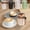 Beige, variant on Smart Temperature Display Magnetic Auto Stirring Cup, Electric Portable Mixing Mug for Coffee and Milkshakes, 13.5 oz