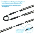 thumbnail image 3 of LED Safe Lighting Kit, (6) 12 Inch Linkable Light Bars + Motion Sensor, for Under Cabinet, Gun Safe, Locker, Closet, Under Counter, Shelf, Showcase, 3000K/4000K/5000K Selectable, 3 of 8