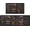 Black Mushroom, variant on Kitchen Rugs Set of 2, Mushroom Kitchen Mats Cushioned Anti Fatigue,Spring Kitchen Rugs Non Skid and Kitchen Floor Mats Waterproof, 17"X30" 17"X47"