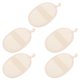 thumbnail image 3 of Body Wash Cloths Towel 5Pcs Loofah Bath Towels Home Use Beige Deep Cleaning, 3 of 5