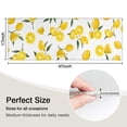thumbnail image 5 of Yellow Lemon Fruit Flowers White Pattern Kitchen Rug Mat,Kitchen Runner Rugs Non Skid Washable,Decorative Kitchen Floor Mats for Kitchen,Sink,Laundry,17"X47", 5 of 5