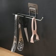 thumbnail image 5 of Bathroom Stainless Steel Towel Rack Perforated Wall-mounted Towel Rack Multifunctional Rag Tissue Storage Rack Kitchen Tissue Rack Paper Towel Holder Countertop, 5 of 5