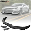 Compatible With 16-18 Chevy Camaro 1LE Style Front Bumper Lip Spoiler - PP Polypropylene