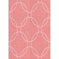 thumbnail image 1 of Ahgly Company Machine Washable Indoor Rectangle Transitional Pastel Pink Area Rugs, 2' x 3', 1 of 7