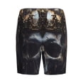 thumbnail image 2 of Lsque Royal Skull With Golden Crown Mens Sleep Pajama Shorts,Short Pajama Pants, Cotton Ultra-Soft Knit-4X-Large, 2 of 9