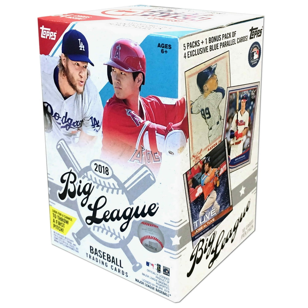 18 Topps Big League MLB baseball Value Box Trading Cards