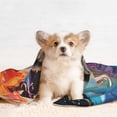 thumbnail image 4 of Naloa Color Splash Fox Portrait Dog Blanket, 3 Sizes Cat Blanket for Indoor Cats Large Medium Small Dog Gifts-Medium, 4 of 8