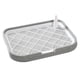 thumbnail image 4 of Soporte para almohadilla de entrenamiento para perros, bandeja de arena antisalpicaduras con rejillas de malla. Gris, 4 of 9