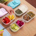 thumbnail image 3 of Food Storage Plastic Tub Containers With Lids, Fresh Food Storage Multi-grain Boxes Kitchen Container Sauce Box Case With Lids-bpa-free - Easy Snap(pu, 3 of 4