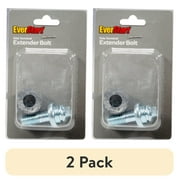 (2 pack) EverStart 928W Side Terminal Battery Mounting & Installation Parts, Plated Steel, Black