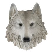 Ebros Direwolf Gray Wolf Mini Wall Decor Timber Wolf Canis Lupus Wall Plaque
