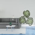 thumbnail image 2 of Figura Artística Moderna De Una Bailarina Con Hojas De Palma, Decoración De Pared De Madera, Adorno Creativo Para Dormitorio, Chimenea, Oficina, Entrada, Decoración De Selva Tropical, 2 of 8
