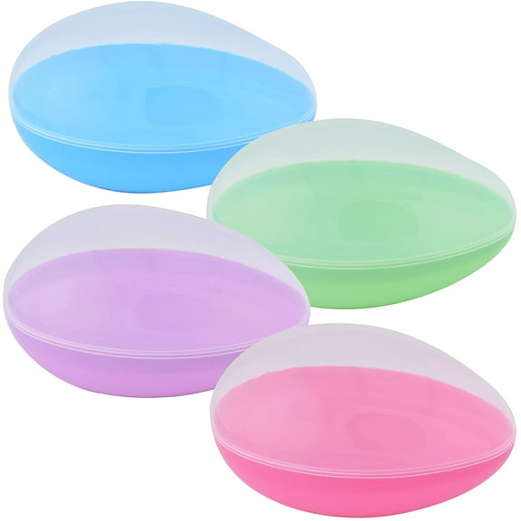 (4) Reusable Easter Eggs, Baskets, Assorted colors