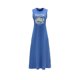 thumbnail image 2 of Vestido largo de verano para mujer, elegante vestido de cuello redondo para viajes de vacaciones, citas. S, 2 of 7