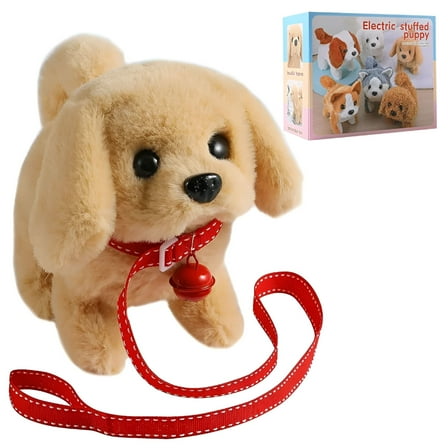 CYFW Plush Golden Retriever Toy Puppy Electronic Interactive Dog Toys for Kids Toddlers