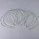 thumbnail image 2 of 10 diademas de metal lisas para manualidades, diadema con orejas de gato y flores. Blanco, 2 of 9