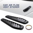 thumbnail image 4 of 2PCS Car Air Flow Vent Sticker Hood Air Flow Intake Cover Decor, 4 of 7