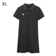 thumbnail image 1 of Vestido de mujer de manga corta, ajustado, bordado, vestido informal transpirable, negro, XL tholdsy AP001476-11B, 1 of 7