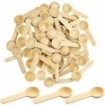 thumbnail image 1 of 50 Pieces Small Wooden Spoon Kitchen Mini Natural Wooden Spoon Small Handmade Wooden Spoons for Children, Condiments, Spices, Tea, Honey, Mustard, Etc, 1 of 1