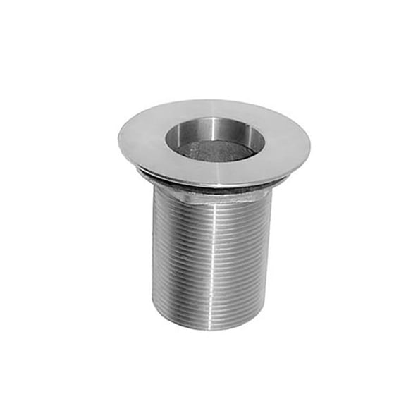 AllPoints B2948049 56-1219 Nickel Plated Brass Sink Drain - 1.5 in. NPS - 3 in. Long - 2 in. Sink Opening
