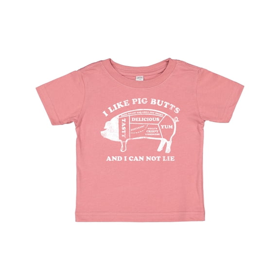 Inktastic I Like Pig Butts Wht Boys or Girls Baby T-Shirt