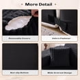 thumbnail image 5 of MELLCOM 93'' Modular Sectional Boneless Sofa, L Shaped Cloud Couches with Memory Foam Seating＆Wide Armrest Design, Sofa Couch for Living Room, Bedroom, No Assembly Required (Black, Right Hand Facing), 5 of 5