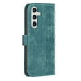 thumbnail image 3 of SaniMore Case for Samsung Galaxy A34 5G (6.6" 2023), PU Leather Wallet with Card Slots Cash Pocket Magnetic Closure Flip Kickstand Shockproof TPU Full Body Protective Business Shell, Green, 3 of 11