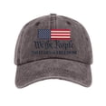 thumbnail image 6 of USA 250th Anniversary Merchandise Hat 1776-2026 Distressed Denim Adjustable Cap Patriotic Commemorative Gift for Men Patriots,Brown, 6 of 6